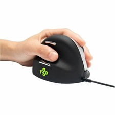 R-Go HE ergonomic mouse, vertical mouse, prevents RSI, medium (hand length 165-1 picture