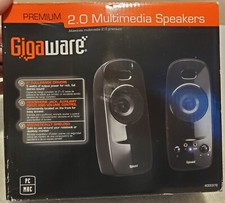 Gigaware 2.0 Multimedia Speakers Brand Model 4000378 picture
