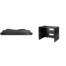 StarTech.com 1x 8U Wall-Mount Bracket for Rack-Mount Equipment 8U, Black picture