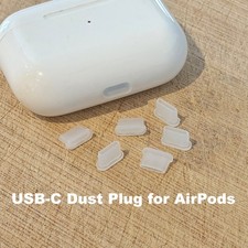 AirPods USB C Dust Cover for AirPods Pro 3, Pro 2 and AirPods 4, Port Cover Cap picture