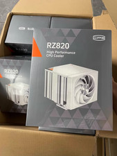PCCOOLER RZ820 WH 8 Heatpipe Dual Tower CPU Cooler 165mm 290W TDP for Intel AMD picture