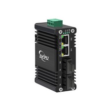 Mini Industrial 2 Ports Gigabit 90W PoE++ Switch with DC48～57V Dual Redun picture