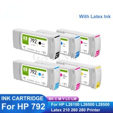 6PC HP792 Compatible Ink Cartridge For HP Latex 210 260 280 L26100 L26500 L28500 picture