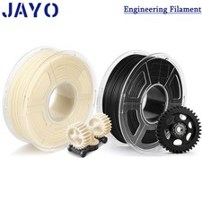 JAYO PA6-CF/PA12-CF/PA6-GF/PA Engineering 3D Printer Filament 1.75mm 1KG Black picture