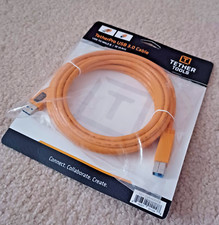 New Tether Tools 15' TetherPro USB 3.0 to Male B Cable Orange CU54600RG picture