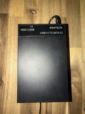 axGear 35-SATA-BK 3.5'' USB SATA External HDD Drive Enclosure Case picture