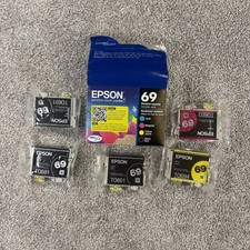 Epson 69 Standard Capacity Ink Cartridges EXP 05-2026 No Cyan 3 Black, Yel + Mag picture