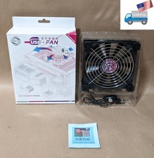 Evercool 140mm USB Powered NUC, Router, Amplifier, Console 2-Speed Cooling Fan picture