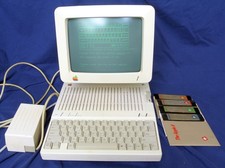 Apple IIc Computer and Monitor Vintage 1980s  A2S4000  A2M4090 Working picture
