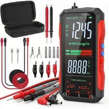 2026 Upgraded FS899L Digital Multimeter & 20 pcs Silicone Test Leads Black picture