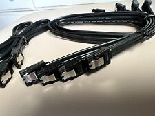 6X ASUS 6G SATA III Data Cable Black with Lock ( Straight To Straight ),Original picture