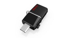 SanDisk 64GB OTG Dual Ultra USB 3.0 Micro Flash Drive Memory SDDD2-064G Bulk picture