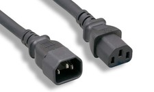 6FT Monitor to Computer - Power Extension Cable C13-C14 picture