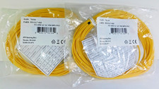 2 each Quiktron 810-LL7-033 VS 10M LC LC SM DPX PVC Yellow Fiber Optic Cables picture