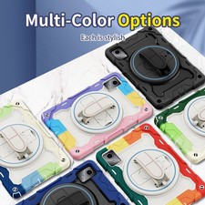 Fr Lenovo Tab M10 Plus 10.3/M11/M9 Shockproof Kids Rotate Stand Rugged Hard Case picture