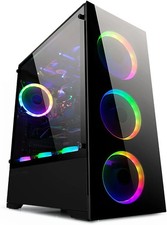 B-Voguish RGB Gaming PC Case with Tempered Glass, USB 3.0, E-ATX Support picture