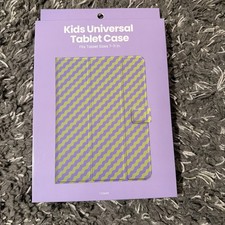 GEMS Kids “Zig Zag” Universal Tablet Case – Purple/Green – 7–11 Inch picture