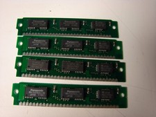Panasonic and TI 80ns 30 pin simm memory 4-256kb modules 1mb total made in Japan picture