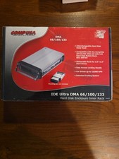 NEW CompUSA IDE Ultra DMA 66/100/133 Hard Disk Enclosure Inner Rack Locking picture