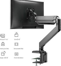 WALI Single Monitor Spring Desk Mount Heavy Duty Aluminum Adjustable 35 in 33 lb picture
