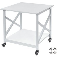 Fannova White 3D Printer Stand, Large Printer Table with Storage Shelf picture