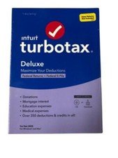 TurboTax Deluxe 2020 - Physical Disc STATE NOT INCLUDED picture