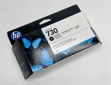 HP 730 130ML Photo Black DesignJet Ink Cartridge P2V67A EXP 04/23 New Sealed picture