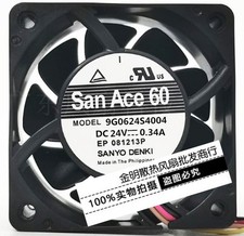 1PCS Sanyo 6025 9G0624S4004 24V 0.34A Inverter Cooling Fan picture