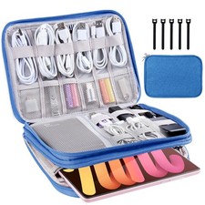 CNPOP Electronics Organizer - Travel Cable Bag, Water Blue picture