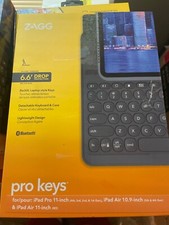 ZAGG Pro Keys Wireless Keyboard with Detachable Case for Apple iPad Pro 11
