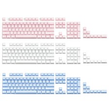 Crystal Side Printing Keyboard Keycap Set with 113-Key Style Appeal for Desks picture