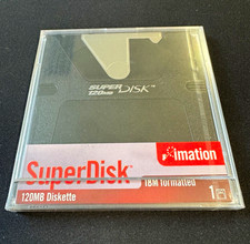 10x Imation SuperDisk 120MB LS-120 Floppy Disk - NEW & BOXED (50 Pieces Total) picture