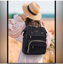 LOVEVOOK Laptop Backpack Women, School Bag, Contrasting Colors Design, Fit 17” picture