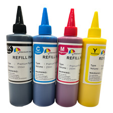 4x250ml Pigment Refill ink kit for HP 950 951 932 933 Refillable cartridges picture