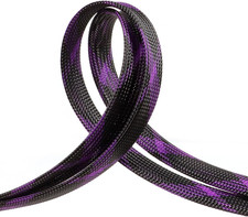 Braided Cable Sleeve, 33Ft Expandable Wire Loom for Automotive Wiring Harness & picture