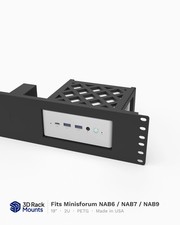 Minisforum NAB6/NAB7/NAB9 2U Mini PC Rack Mount - 2U (Modular) picture