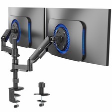 VIVO Dual Monitor Mechanical Spring Sit-Stand Desk Mount for 2 Screens up to 32