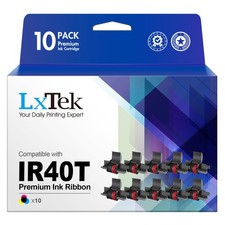 LxTek Calculator Roller Ribbons Replacement for IR40T IR-40T CP13 MP-12D to use picture