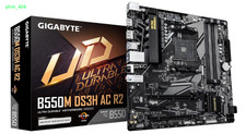 B550M DS3H AC R2 AM4 mATX Motherboard, DDR4, PCIe 4.0, WiFi 5, Dual M.2 picture
