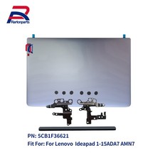 New For Lenovo IdeaPad 1-15ADA7 15AMN7 LCD Back Cover w/Hinges Cap 5CB1F36621 US picture