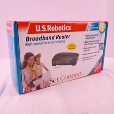 U.S. Robotics Model 8003 Broadband Router High-Speed Internet Sharing Open Box picture