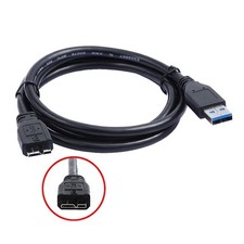 USB 3.0 PC Data Sync Cable Cord Lead For LaCie Minimus 2TB # 301967 3TB # 302004 picture