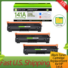 3PK 141a Toner Cartridges Compatible Replacement For Hp 141A LaserJet MFP M110W picture