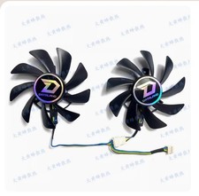 New Graphics Card Cooling Fan For POWERCOOLOR/DATALAND RX590 8GB Red Dragon picture