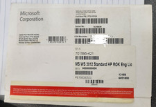 Microsoft Windows Svr Std 2012 x64 ENG 1pk DSP OEI DVD 2CPU/2VM 701595-421 - NEW picture