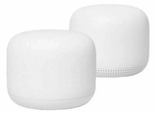 Google Nest Wifi Router & Point 2-Pack Snow AC2200 Mesh WiFi System picture