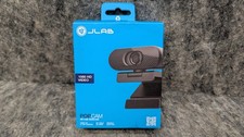 JLab Go Pop USB HD Webcam, Black, 1080p/30 FPS, 2.1 Megapixels- Privacy Shutter picture