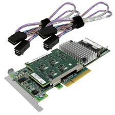 Sun Oracle SAS 6Gb/s PCIe x8 RAID Controller 375-3701-01 + 2x miniSAS Cables picture