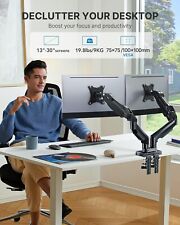 HUANUO Dual Monitor Stand - Adjustable Spring Monitor Desk Mount Swivel Vesa ... picture
