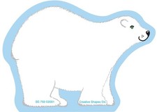 SHAPES ETC. Polar Bear Mini Notepad, 3
